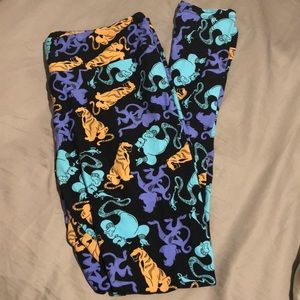 Tc Disney Aladdin Lularoe Leggings 